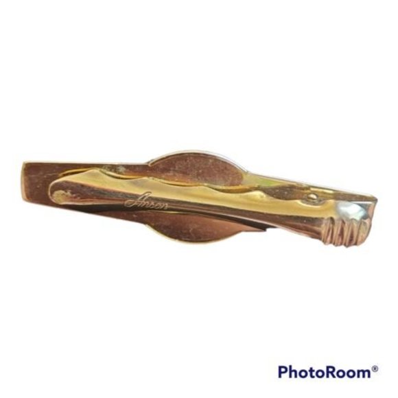 Anson 60s Vintage Confetti Lucite Cufflinks & Tie Bar - Picture 5 of 7